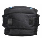 Aqsa ALB58 Fashionable Laptop Bag (Black and Blue)